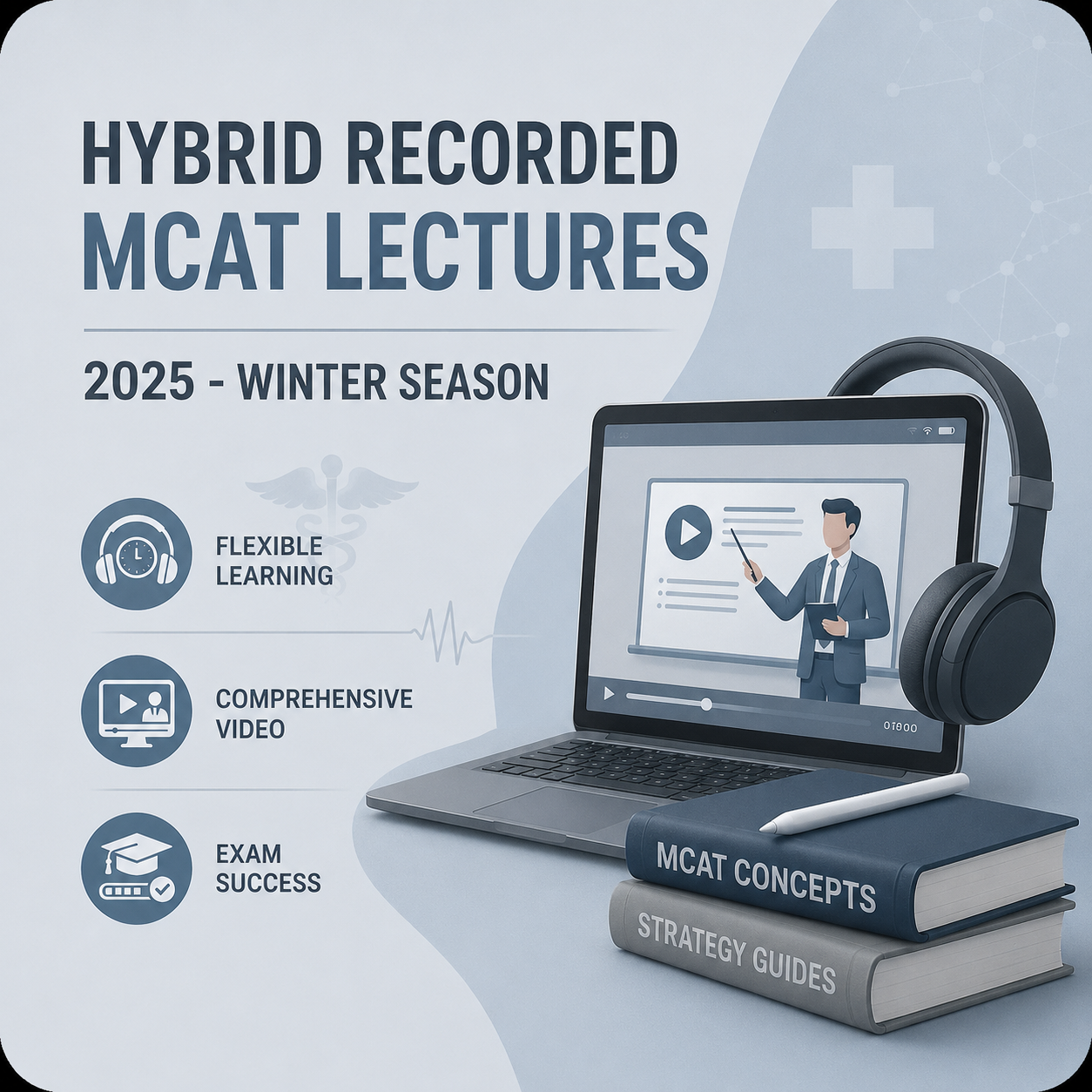 Hybrid Recorded MCAT Lectures 2025 - Winter Season