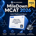 Free MileDown 2026 Anki Flashcard Deck – MCAT